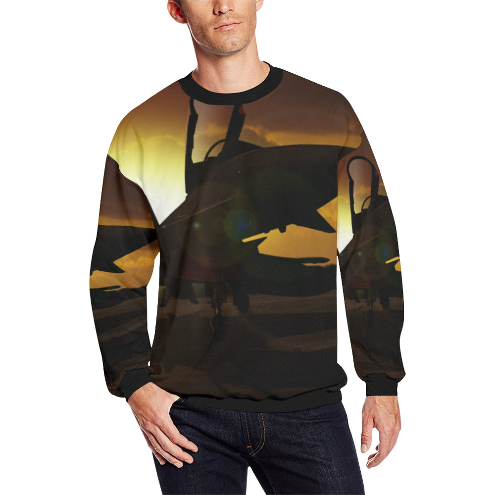 HOODIE 102 Men's Oversized Fleece Crew Sweatshirt e-joyer