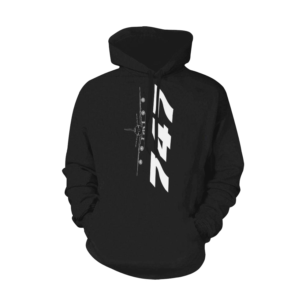 BOEING 747 All Over Print Hoodie jacket e-joyer