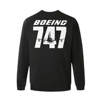 Thumbnail for BOEING 747 Men's Oversized Fleece Crew Sweatshirt e-joyer