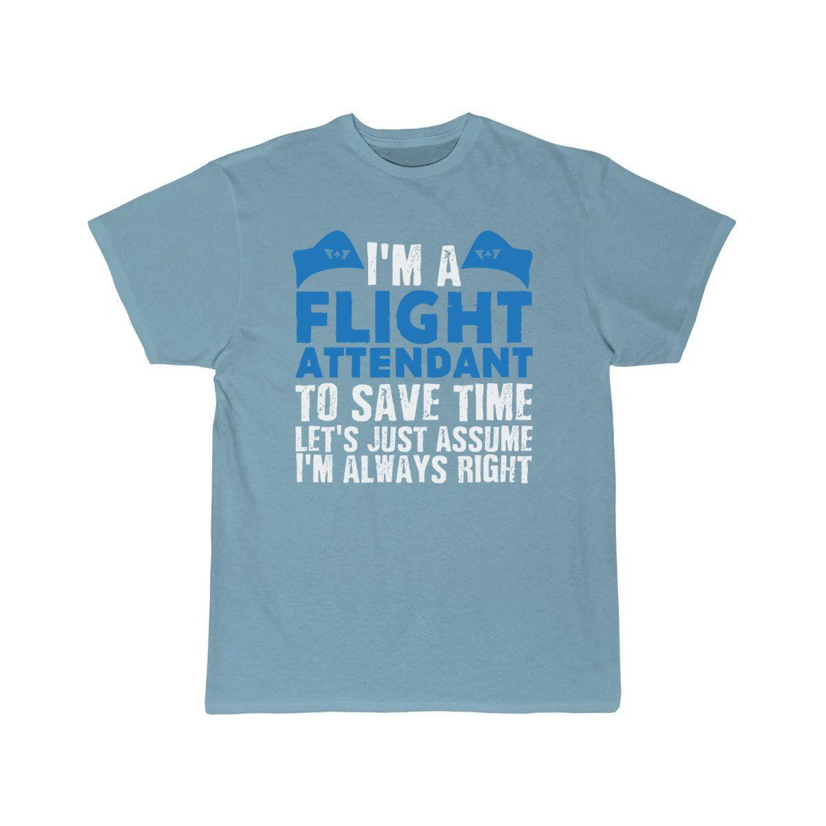 Flight Attendant Joke Stewardess Air Hostess T-SHIRT THE AV8R