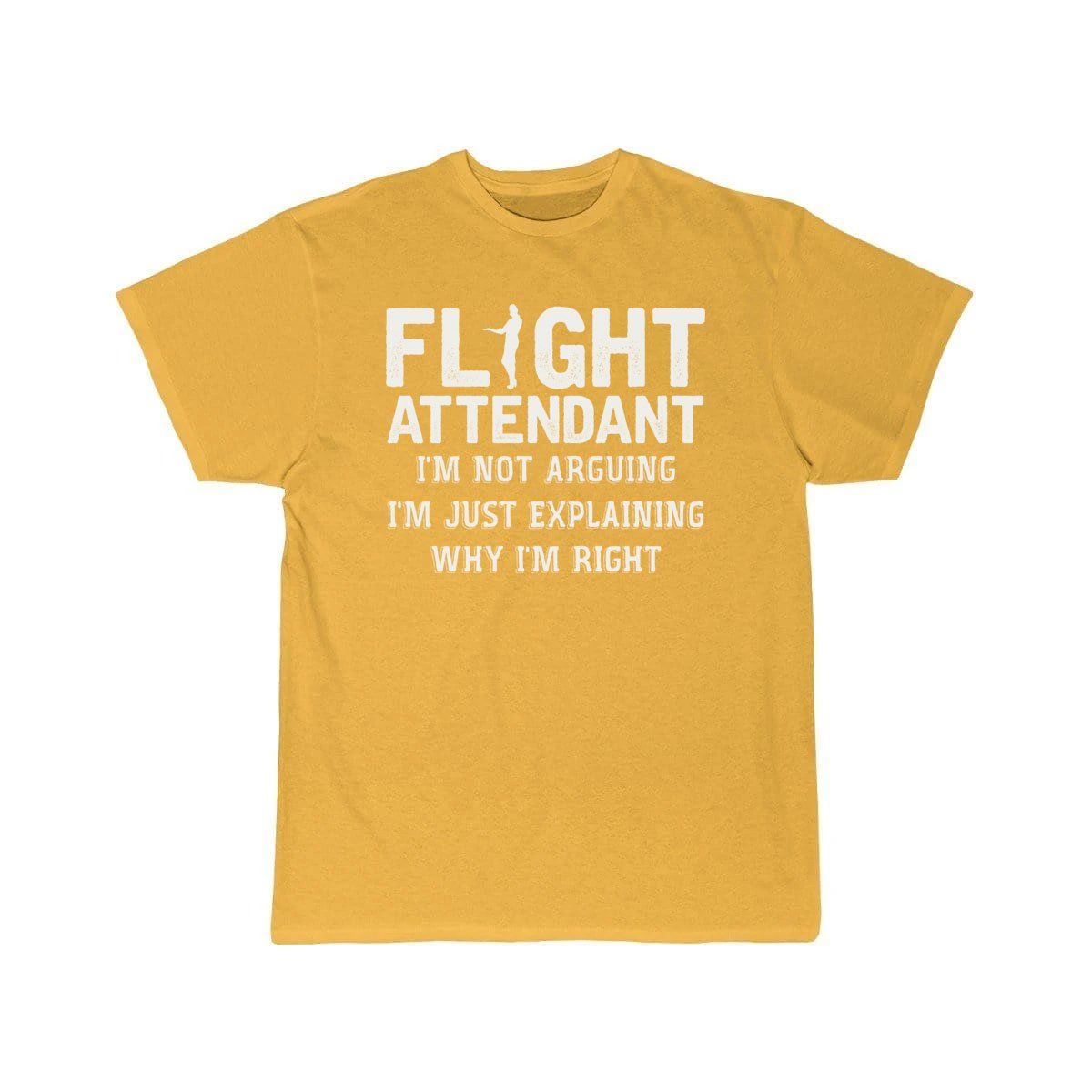 Flight Attendant Joke Always Right Stewardess T-SHIRT THE AV8R