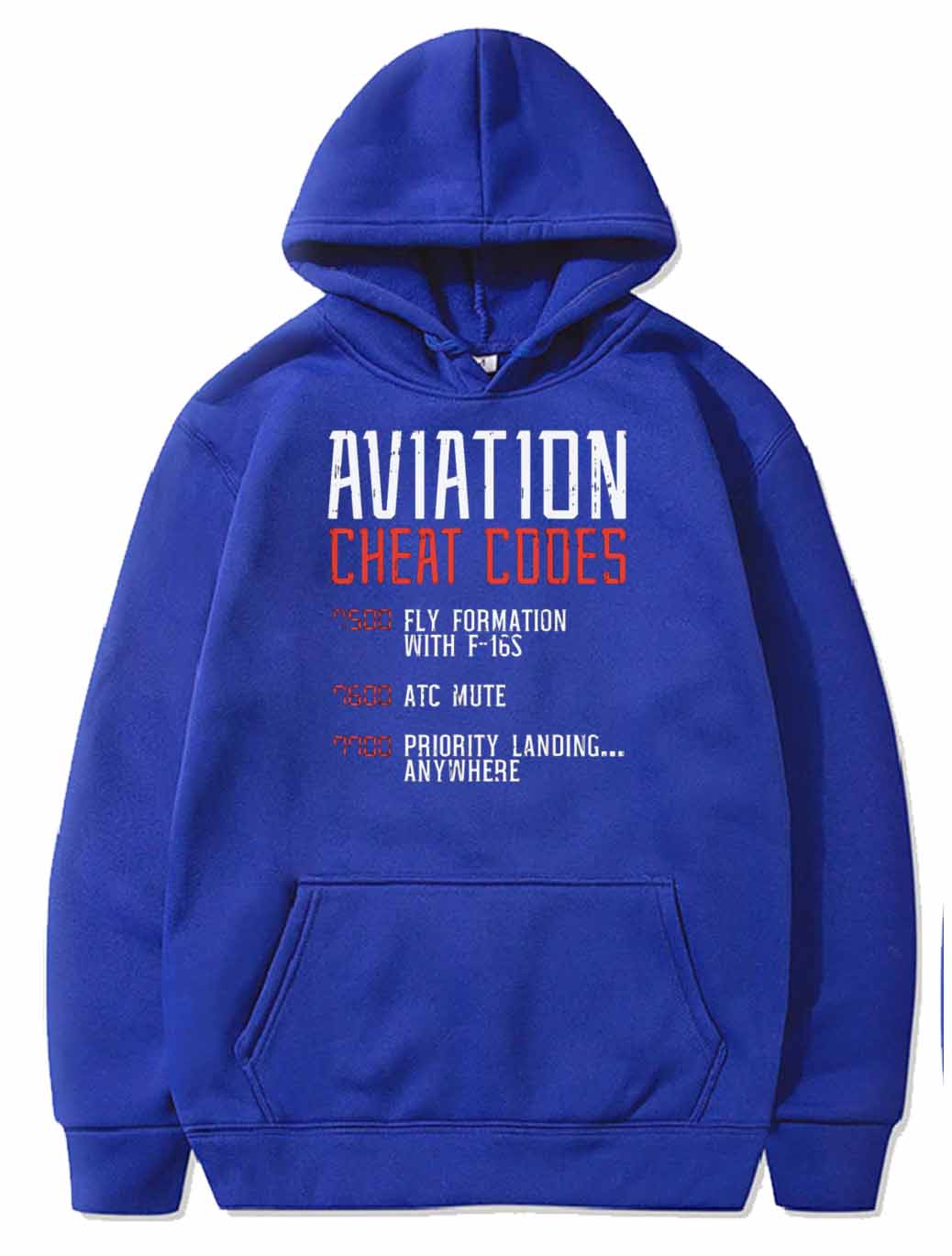 Aviation Cheat Codes Funny Airplane Humor Pilot PULLOVER THE AV8R