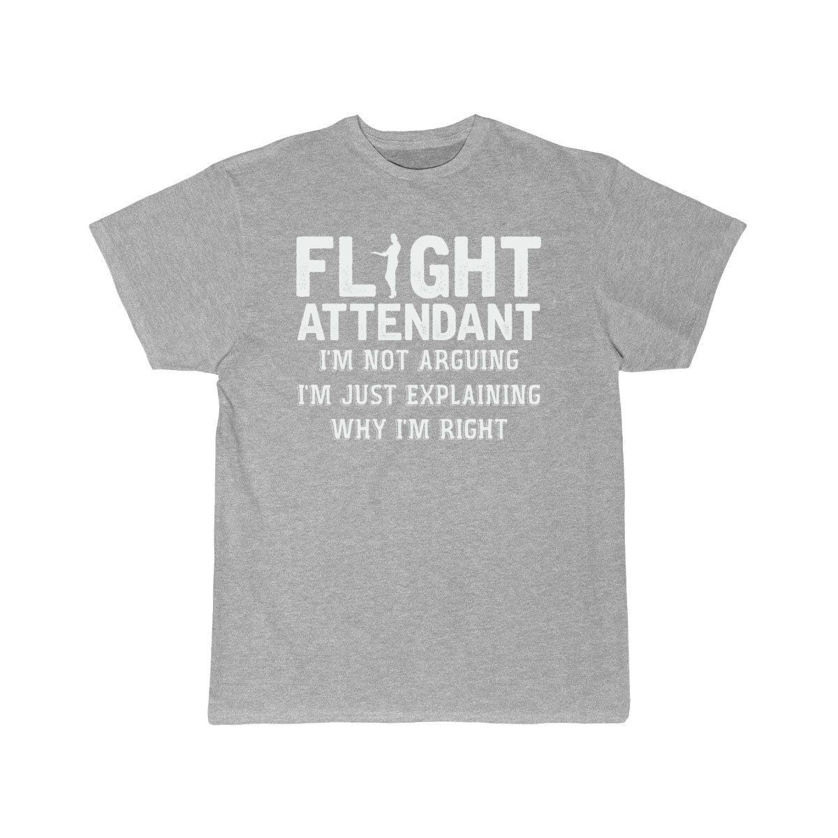 Flight Attendant Joke Always Right Stewardess T-SHIRT THE AV8R