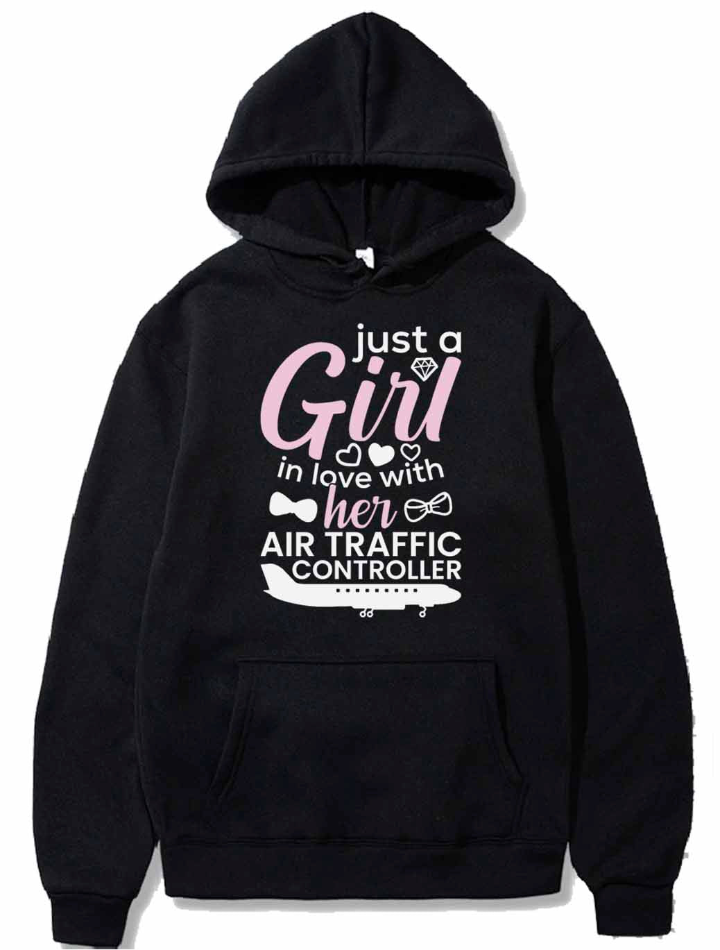 Girl In Love Funny Air Traffic Controller Wife PULLOVER THE AV8R