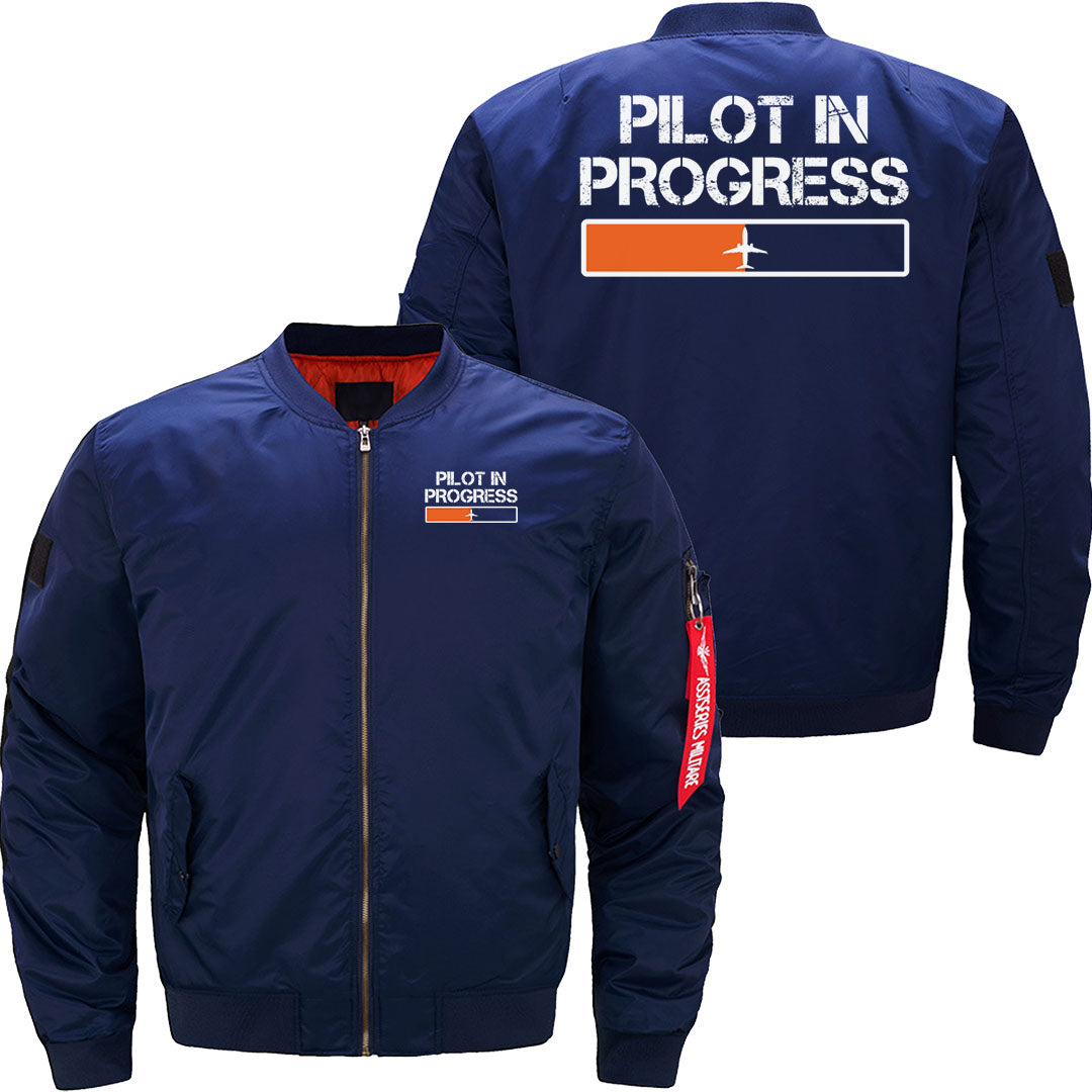 Pilot In Progress Funny Student  JACKET THE AV8R