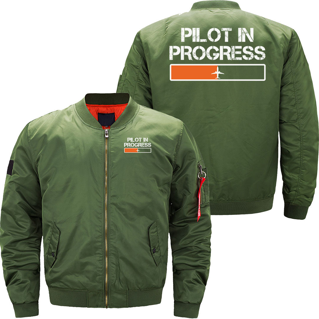 Pilot In Progress Funny Student  JACKET THE AV8R