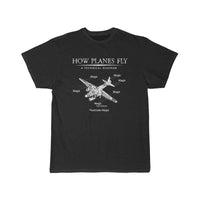 Thumbnail for How Planes Fly Airplane Aerospace Engineering T-SHIRT THE AV8R