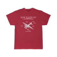 Thumbnail for How Planes Fly Airplane Aerospace Engineering T-SHIRT THE AV8R