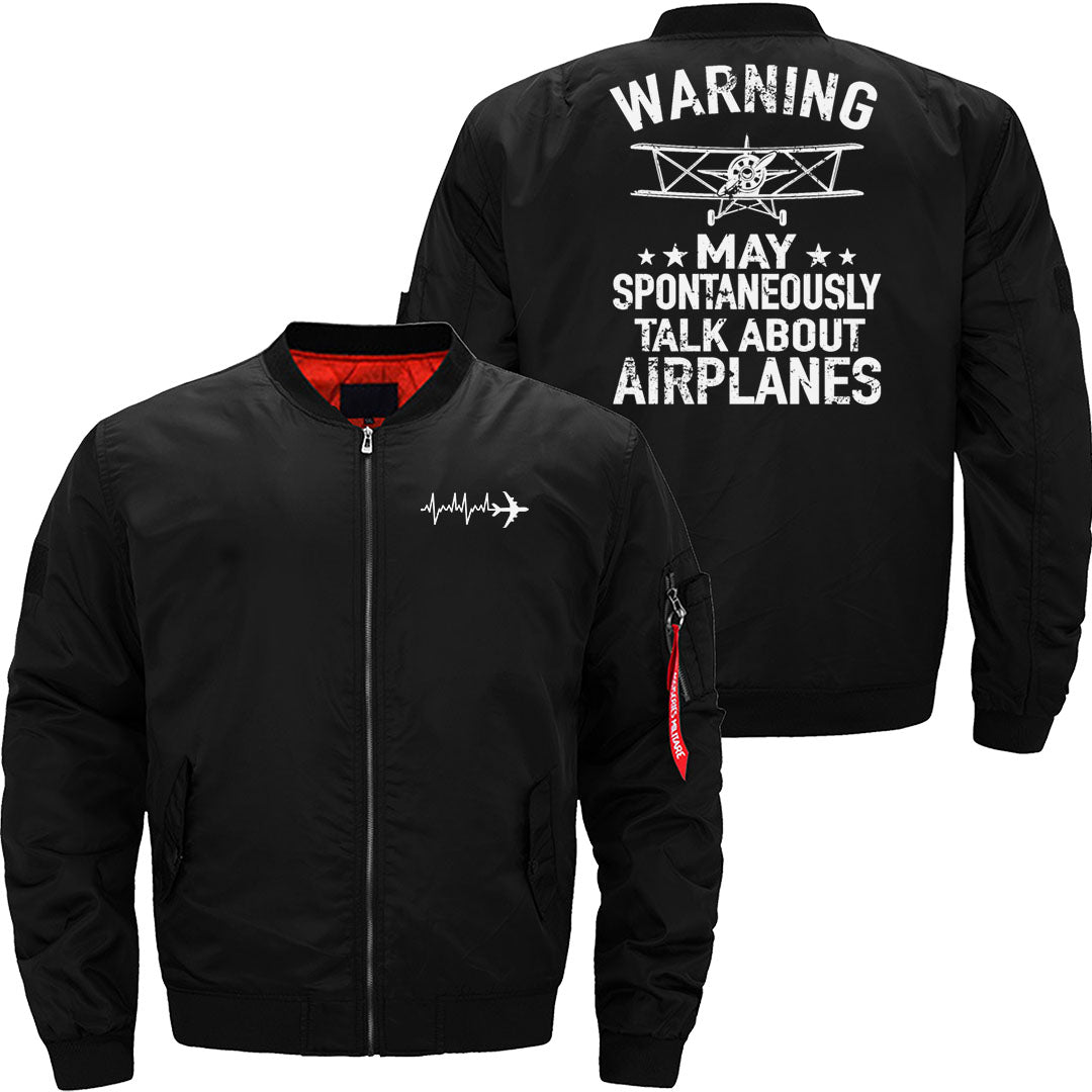 May Spontaneous Talk About Airplanes - Pilot JACKET THE AV8R