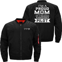 Thumbnail for I'M PROUD PILOT'S MOM JACKET THE AV8R