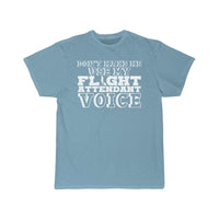 Thumbnail for Flight Attendant Voice Pun Joke T-SHIRT THE AV8R