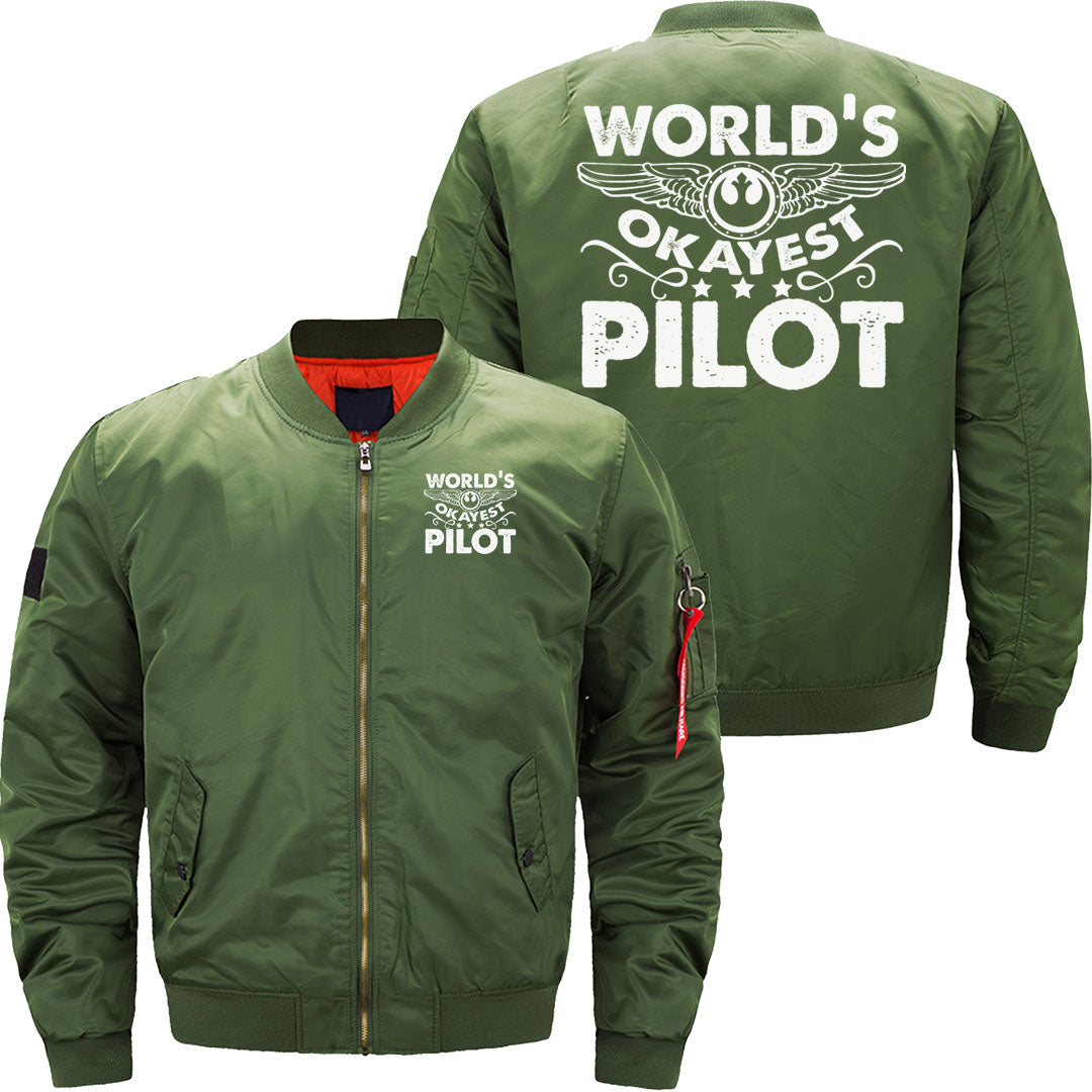 World's Okayest Pilot JACKET THE AV8R