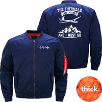 Thumbnail for Gliding Thermals  Glider Pilots Soaring Soar Gift JACKET THE AV8R