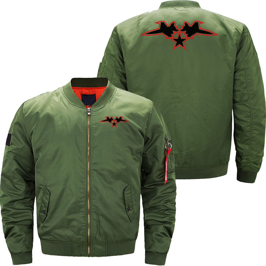 DUO star command fighter jets military airforce JACKET THE AV8R