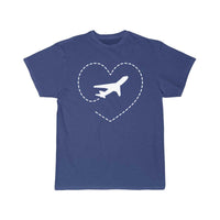 Thumbnail for Airplane Heart Broken Line Cool Gift Idea T-SHIRT THE AV8R