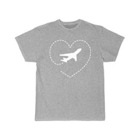 Thumbnail for Airplane Heart Broken Line Cool Gift Idea T-SHIRT THE AV8R