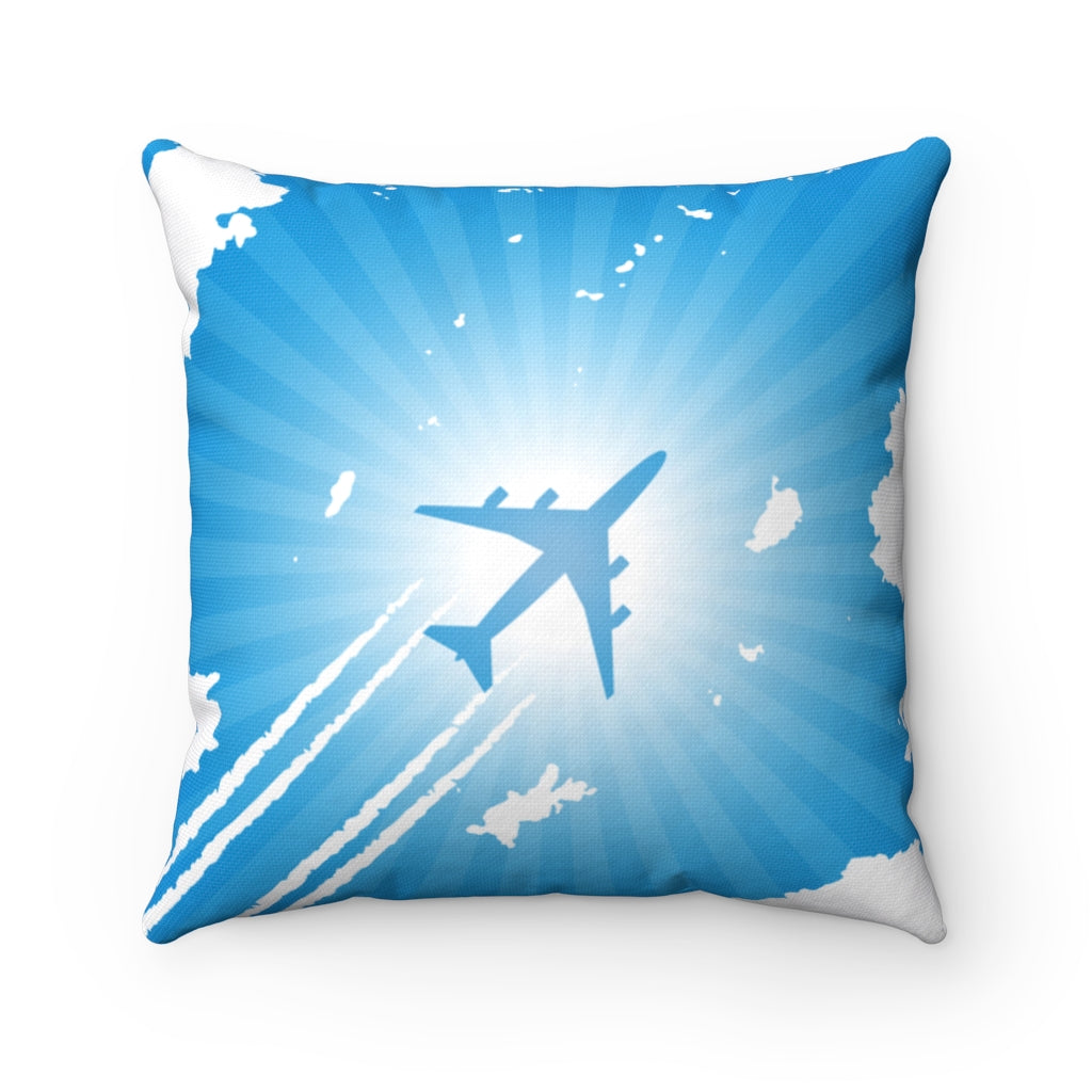 AIRCRAFT HEARTBEAT PILLOW Printify