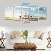 Thumbnail for AIRPLANE READY TO TAKE OFF CANVAS PRINT SETS C (NO FRAME) THE AV8R