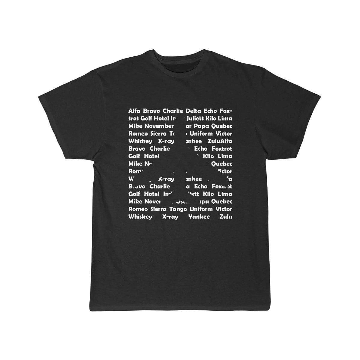 AVIATION PHONETIC ALPHABET  DESIGNED T SHIRT THE AV8R