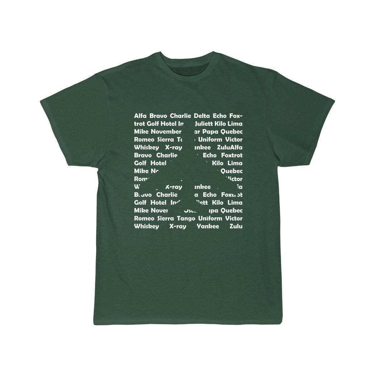 AVIATION PHONETIC ALPHABET  DESIGNED T SHIRT THE AV8R