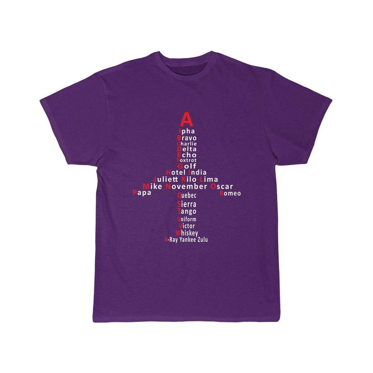 AVIATION PHONETIC ALPHABET DESIGNED T SHIRT THE AV8R