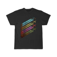 Thumbnail for Airplanes contrails retro vintage T-SHIRT THE AV8R