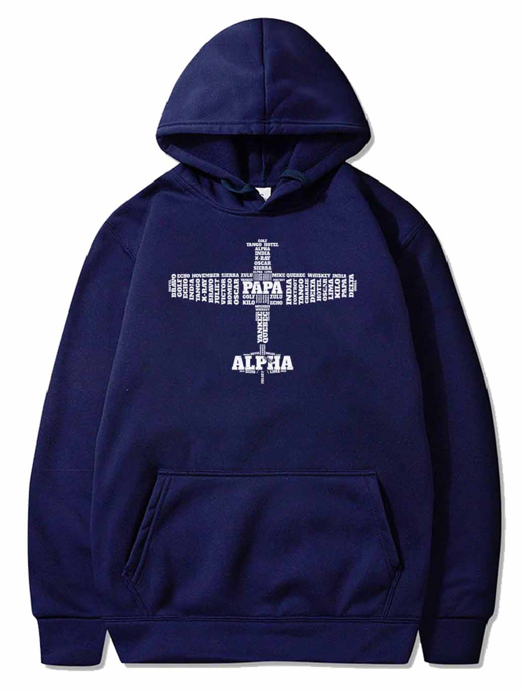 Phonetic Aviation Alphabet Gift Airplane Pilot PULLOVER THE AV8R