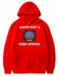 Thumbnail for Always Keep A Good Attitude Aviation Funny PULLOVER THE AV8R