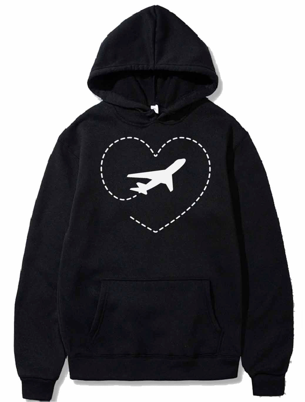 Airplane Heart Broken Line Cool Gift Idea PULLOVER THE AV8R