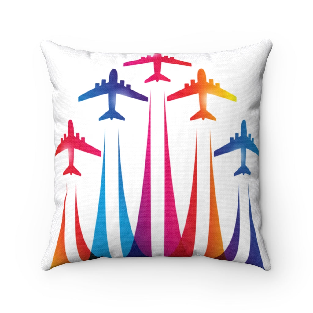 AIRCRAFT HEARTBEAT PILLOW Printify