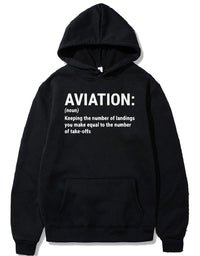 Thumbnail for FUNNY AVIATION DEFINITION PILOT GIFT PULLOVER THE AV8R