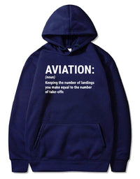 Thumbnail for FUNNY AVIATION DEFINITION PILOT GIFT PULLOVER THE AV8R