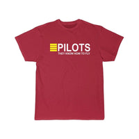 Thumbnail for PILOTS THEY KNOW HOW TO FLY DESIGNED T SHIRT THE AV8R