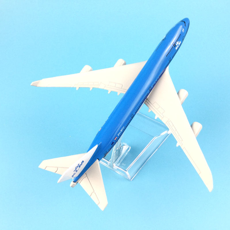 Boeing747 KLM Royal Dutch Airlines aircraft B747 Metal simulation airplane model AV8R