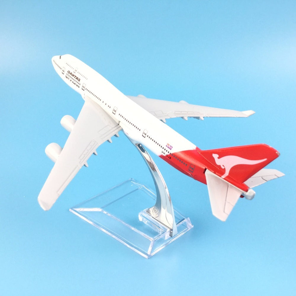 Qantas Boeing 747 Model Plane Airplane Model Kids Toys AV8R