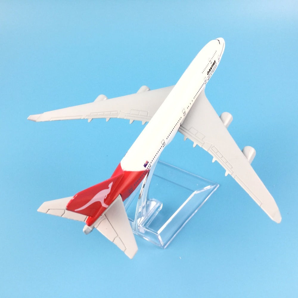 Qantas Boeing 747 Model Plane Airplane Model Kids Toys AV8R