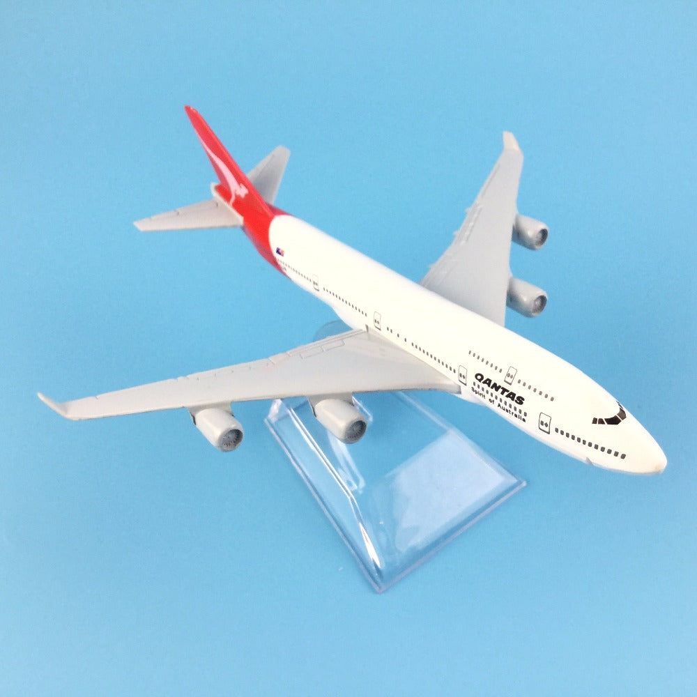 Qantas Boeing 747 Model Plane Airplane Model Kids Toys AV8R