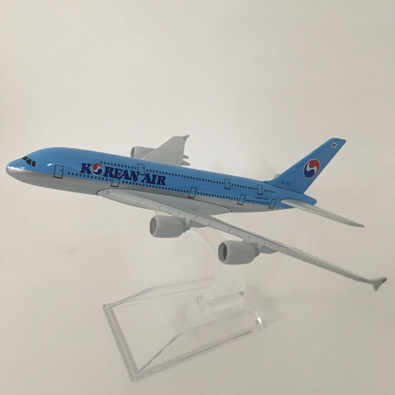 Korean Air Airbus a380 Aircraft Model Diecast Metal Airplanes 1:400 Plane AV8R