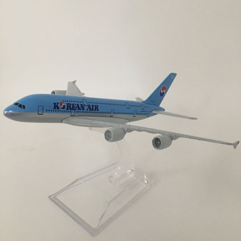 Korean Air Airbus a380 Aircraft Model Diecast Metal Airplanes 1:400 Plane AV8R