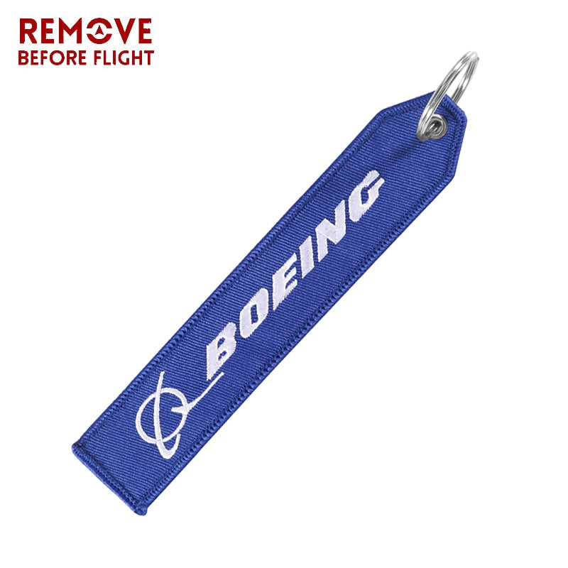 Boeing  Embroidery Key Chains THE AVIATOR