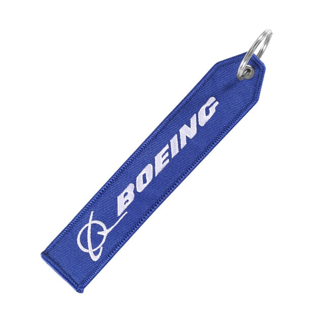 Boeing  Embroidery Key Chains THE AVIATOR