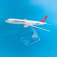 Thumbnail for Turkish Airlines Boeing 777 Aircraft Diecast Metal Airplanes Model AV8R