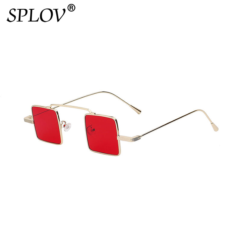 Stylish Small Square Metal Steampunk Sunglasses Men Women Vintage Sun Glasses AV8R