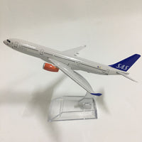 Thumbnail for Scandinavian Airbus A330 Plane Model Airplane Model SAS Aircraft Model 1:400 Diecast Metal planes AV8R