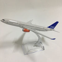 Thumbnail for Scandinavian Airbus A330 Plane Model Airplane Model SAS Aircraft Model 1:400 Diecast Metal planes AV8R