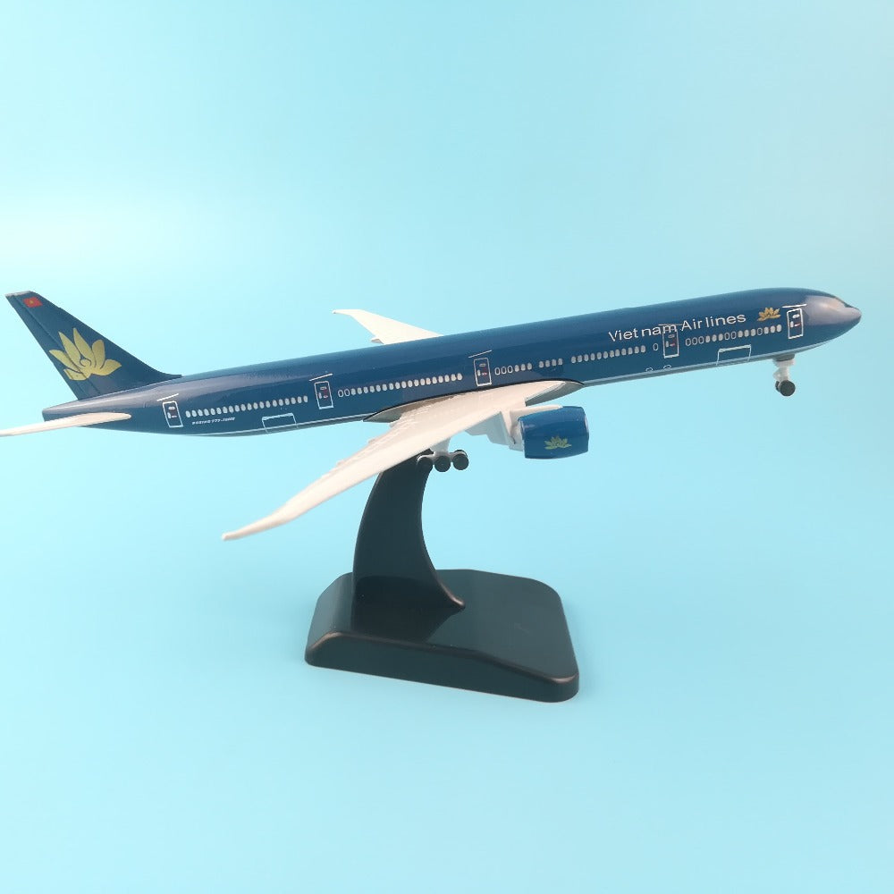 Aircraft Plane Model 20CM American TURKISH CANADA Emirates Singapore Vietnam France Egypt Saudi Airlines B777 Airplane model AV8R