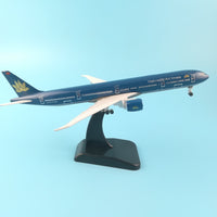 Thumbnail for Aircraft Plane Model 20CM American TURKISH CANADA Emirates Singapore Vietnam France Egypt Saudi Airlines B777 Airplane model AV8R