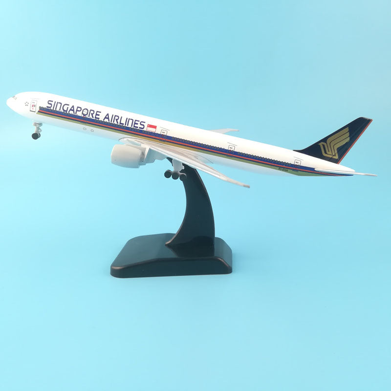 Aircraft Plane Model 20CM American TURKISH CANADA Emirates Singapore Vietnam France Egypt Saudi Airlines B777 Airplane model AV8R