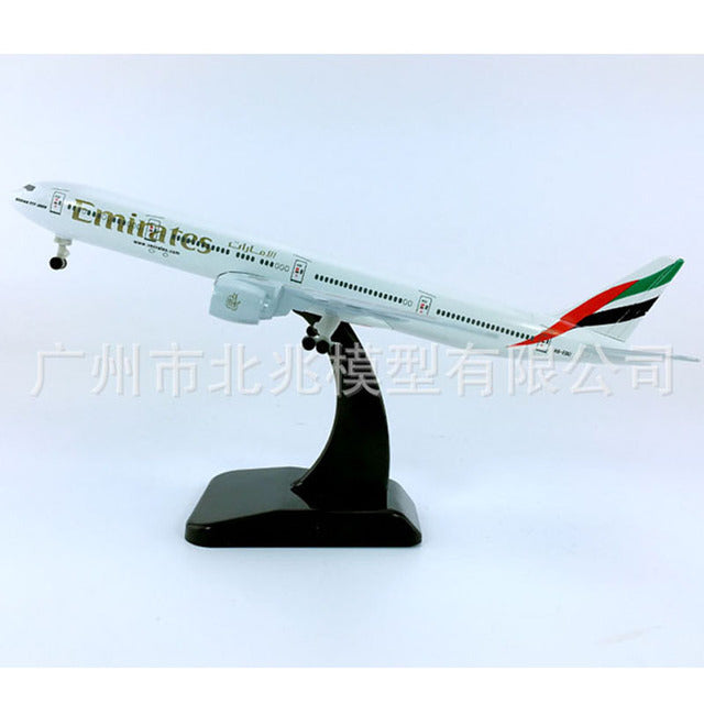 Aircraft Plane Model 20CM American TURKISH CANADA Emirates Singapore Vietnam France Egypt Saudi Airlines B777 Airplane model AV8R