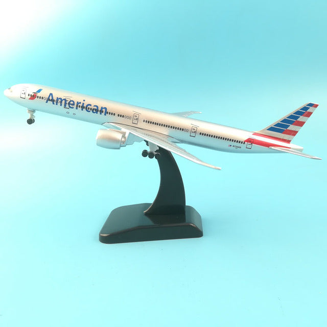 Aircraft Plane Model 20CM American TURKISH CANADA Emirates Singapore Vietnam France Egypt Saudi Airlines B777 Airplane model AV8R